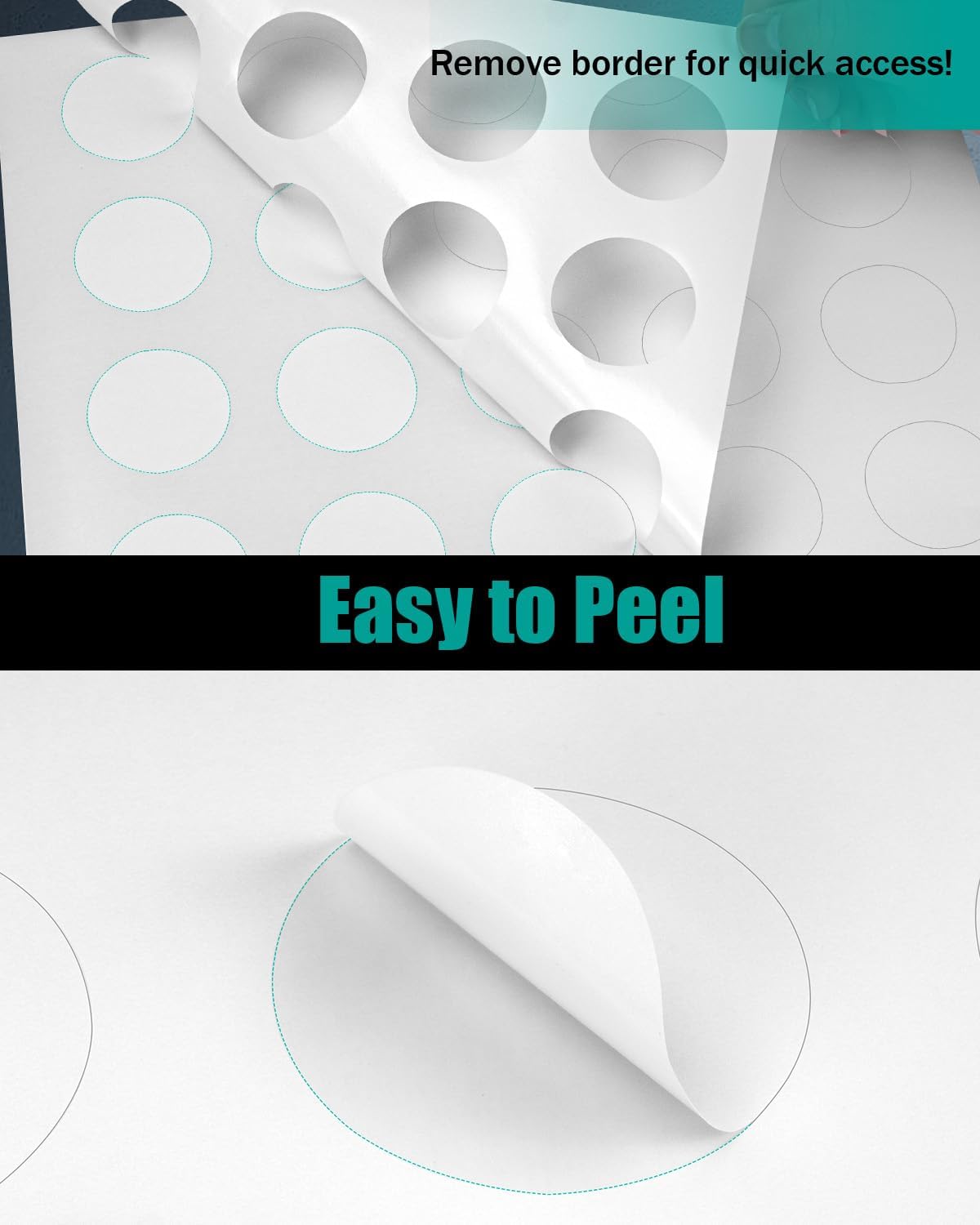 ---1.5" Round Colemoly Label / Sticker Template (20 per sheet) - INSTANT DOWNLOAD In 7 Formats