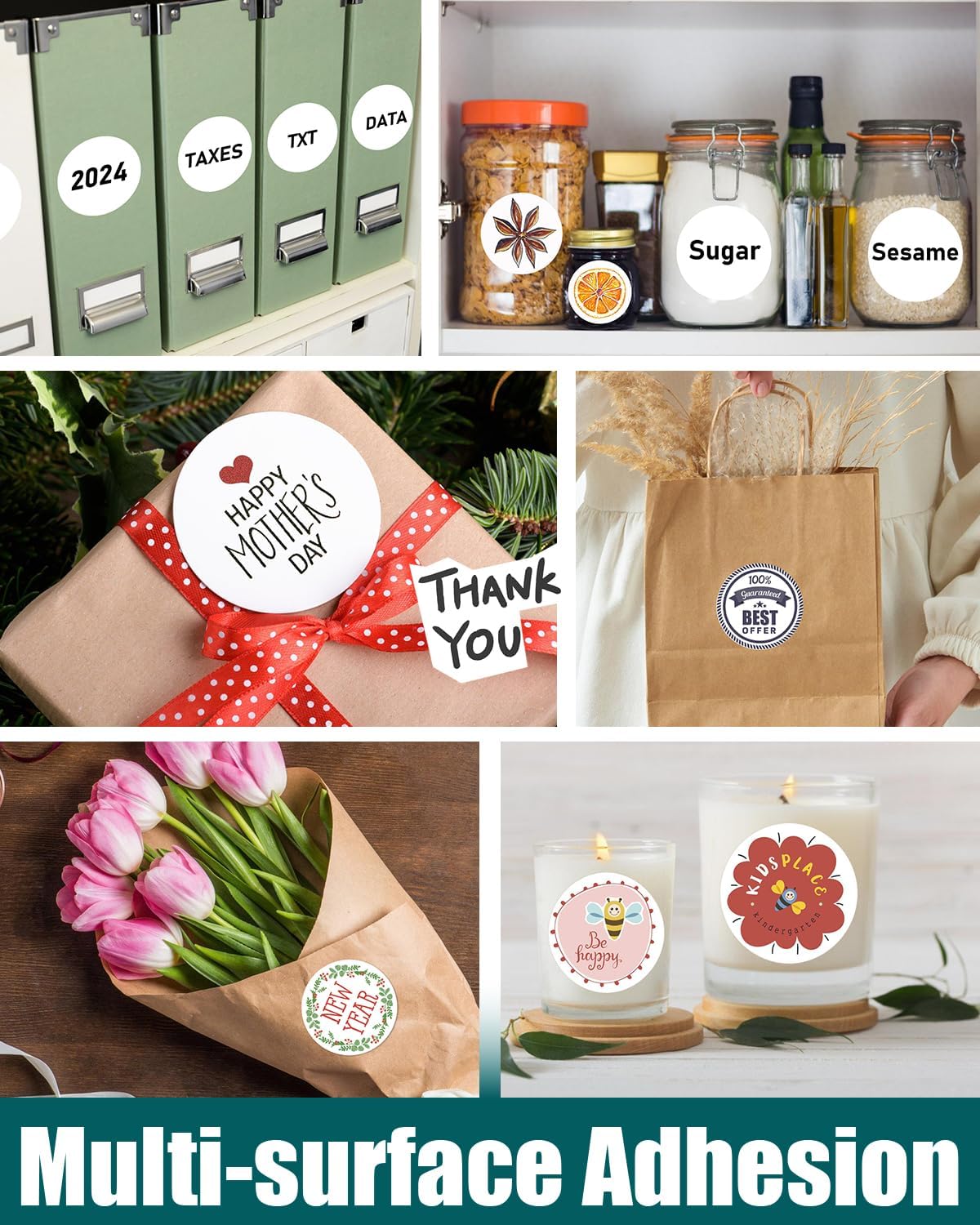 2" - Two Inch Round Colemoly Label / Sticker Template (12 per sheet)- INSTANT DOWNLOAD In 7 Formats