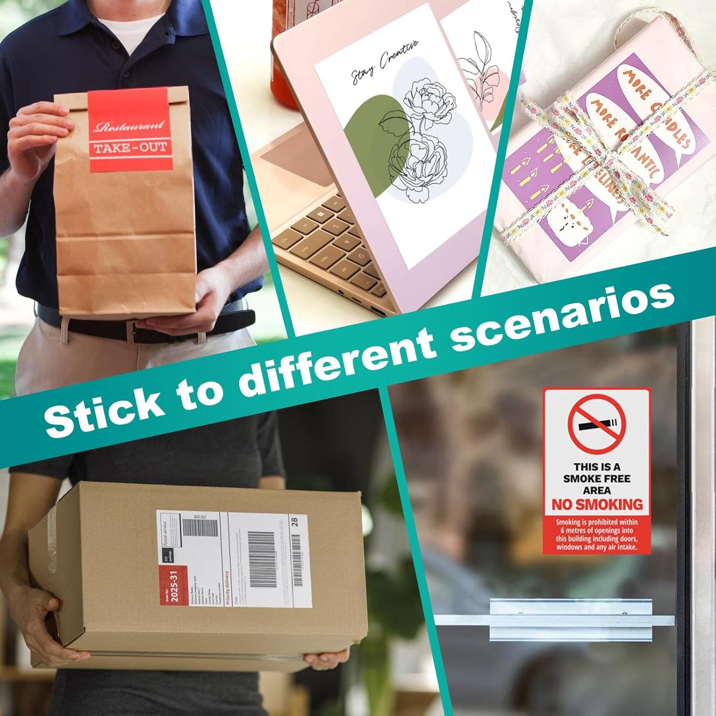 5.5"x8.5" Rectangle Colemoly Label / Sticker Template (2 per sheet)- INSTANT DOWNLOAD In 7 Formats