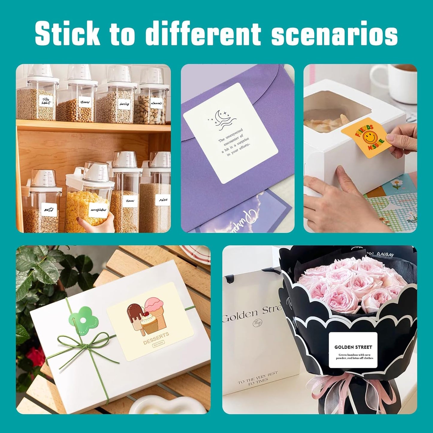 3.33x4" Rectangle Colemoly Label / Sticker Template (6 per sheet)- INSTANT DOWNLOAD In 7 Formats