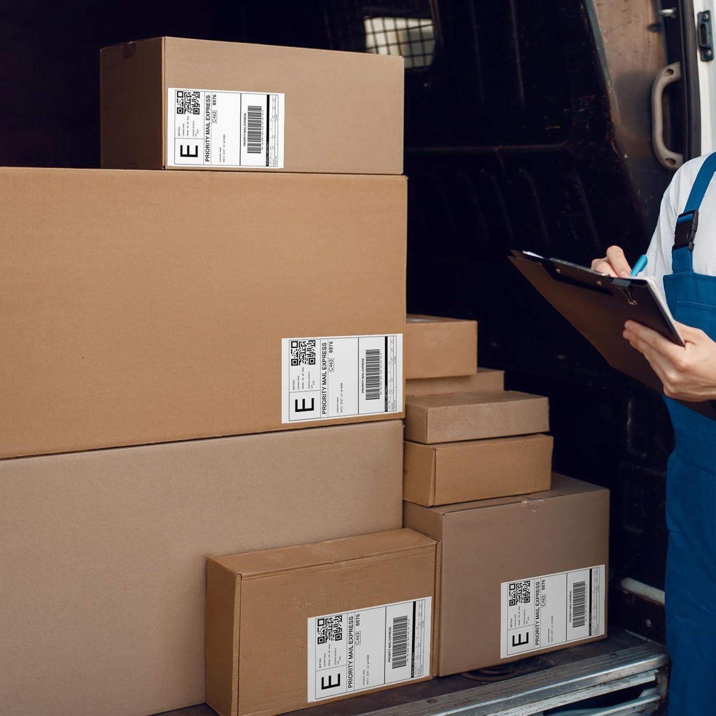 5.5"x8.5" Rectangle Colemoly Label / Sticker Template (2 per sheet)- INSTANT DOWNLOAD In 7 Formats