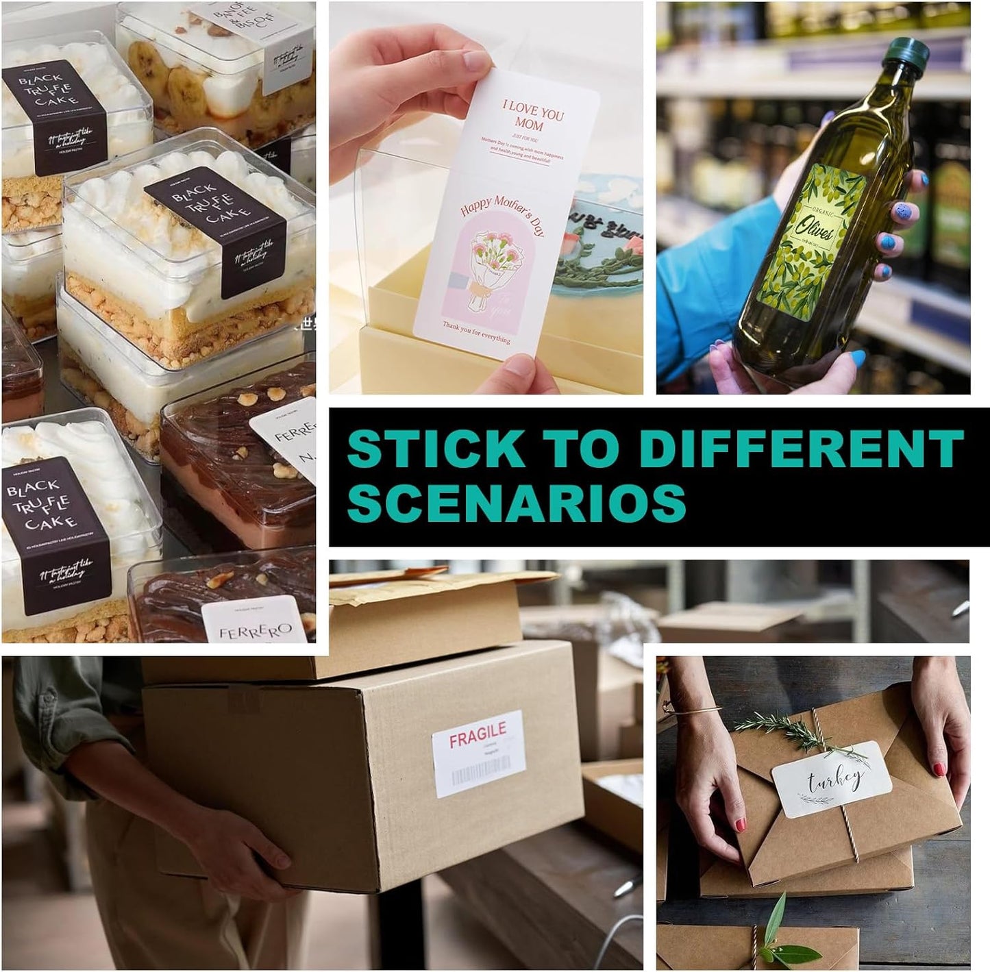 2x4" Rectangle Colemoly Label / Sticker Template (10 per sheet)- INSTANT DOWNLOAD In 7 Formats