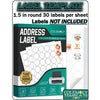 Colemoly Template Downloads for Address Labels Stickers Vinyl Paper