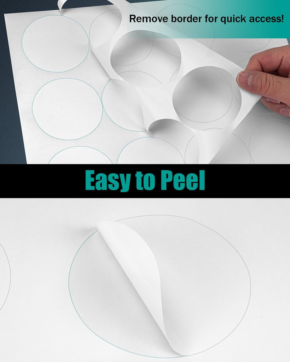 2" Two Inch Round Colemoly Label / Sticker Template (12 per sheet