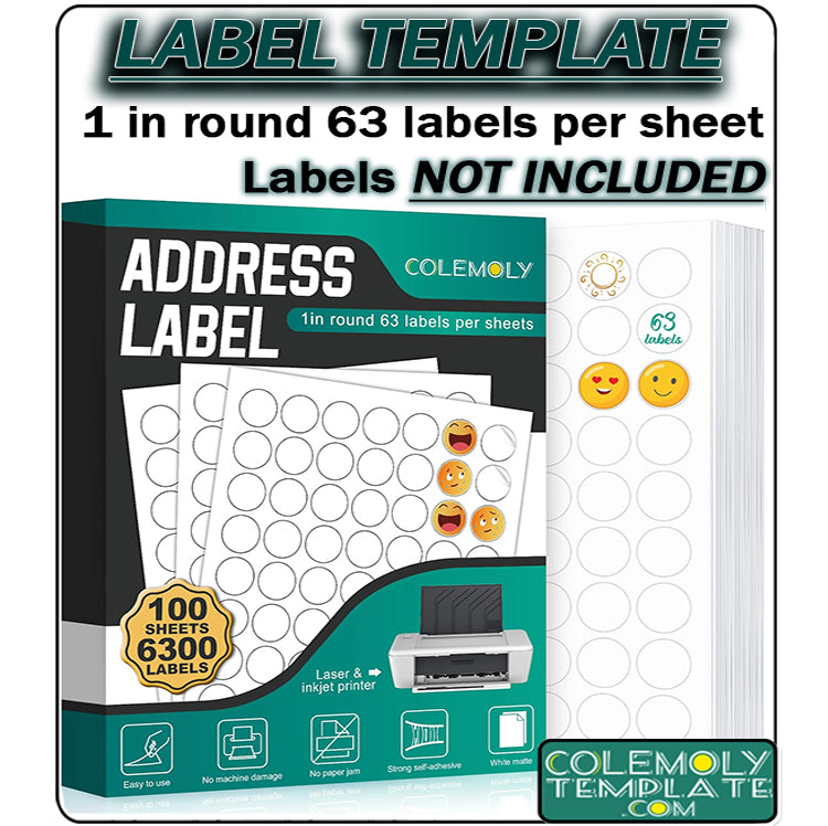 Colemoly Template Downloads for Address Labels & Stickers Vinyl Paper Colemoly Template Downloads for Address Labels & Stickers Vinyl Paper